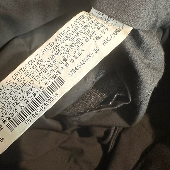 Zara Ankle Trouser Career Work Pant Blue 29 - Picture 5 of 9